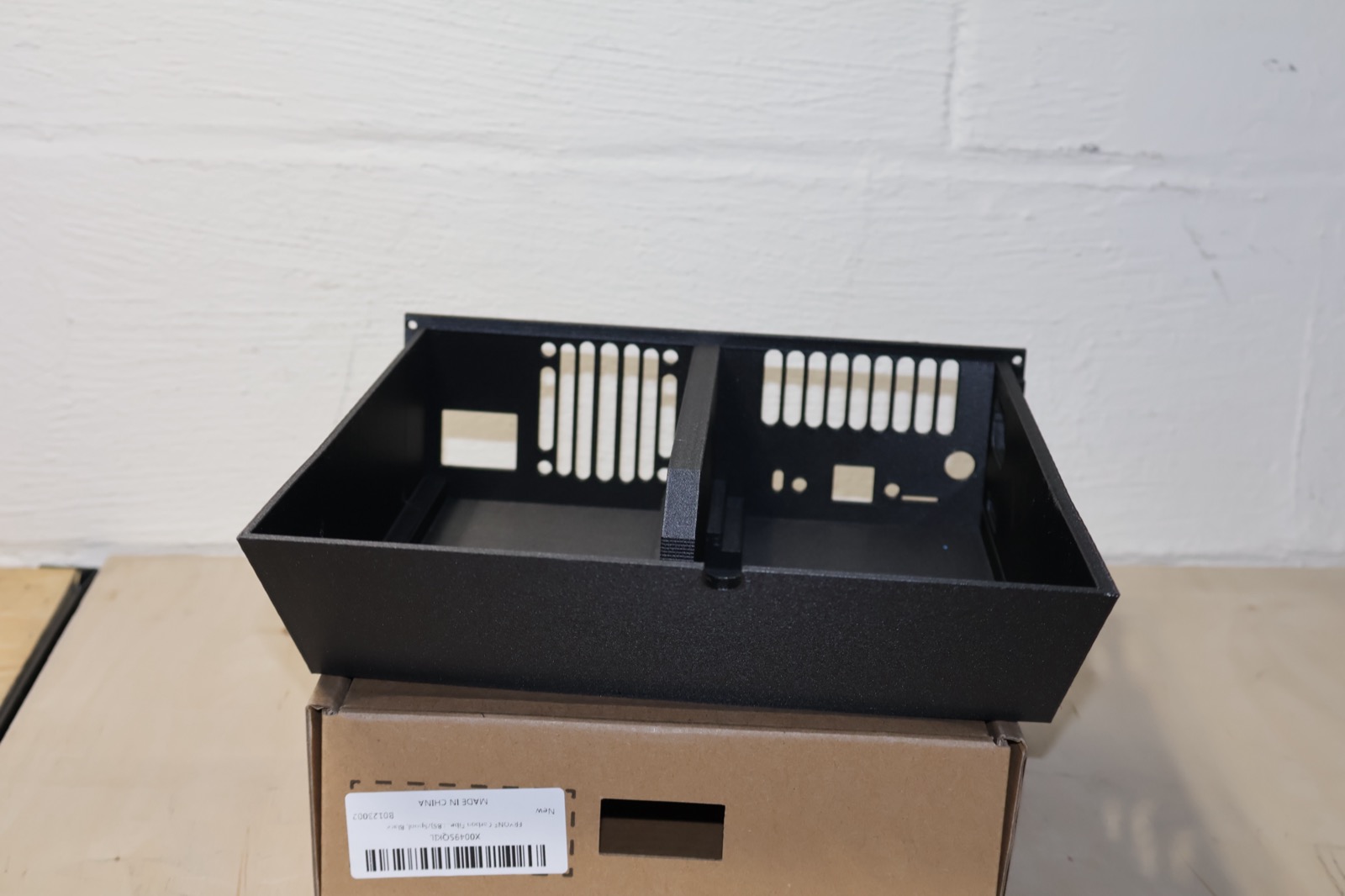 Printed SLIM19 insert test fit on the bench